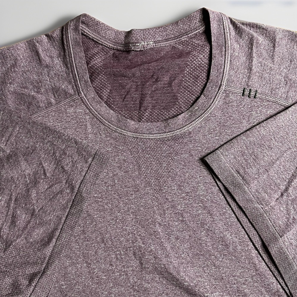 Lululemon Metal Vent Tech Shirt Mens XXL Plum Wine Short Sleeve Athletic Gym
